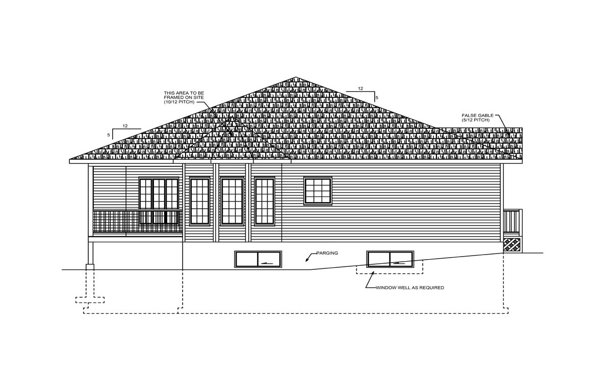 Mobile left elevation