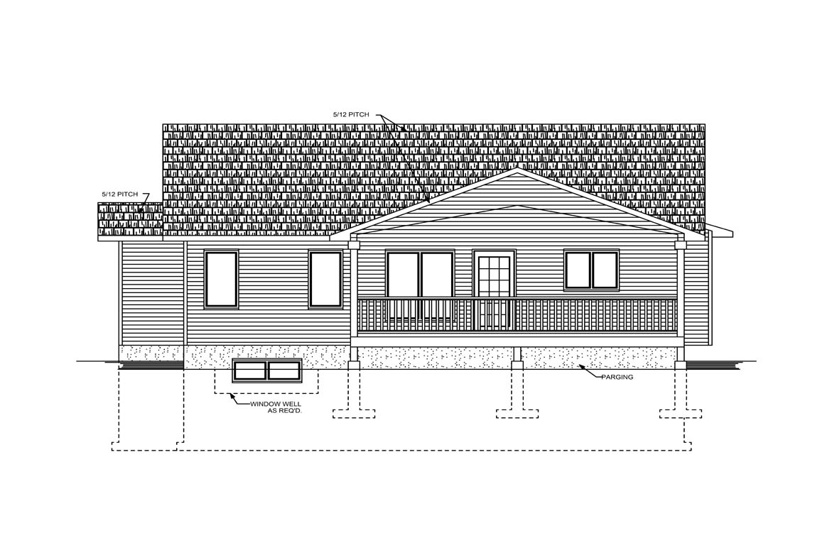 Mobile back elevation