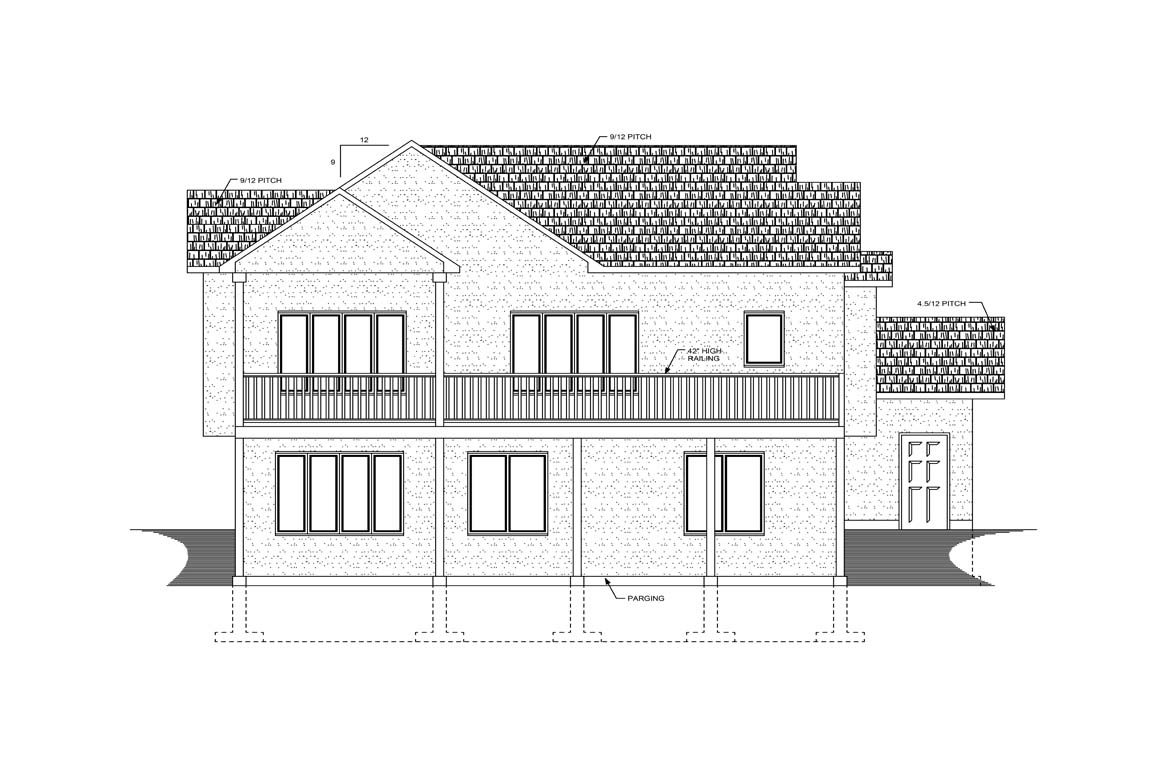 Mobile back elevation