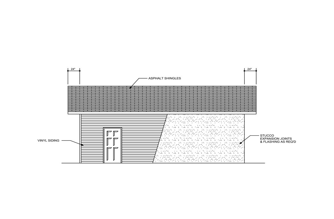 Mobile left elevation