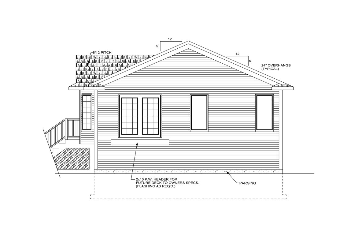 Mobile back elevation