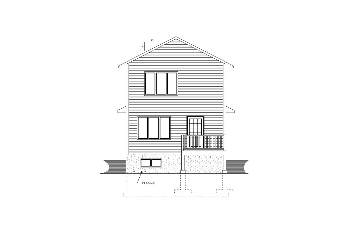 Mobile back elevation