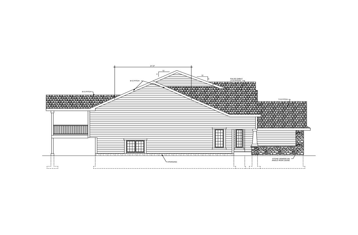 Mobile left elevation