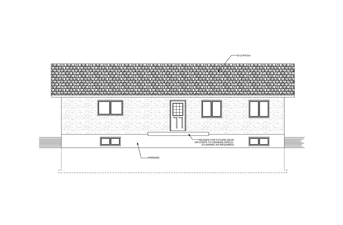 Mobile back elevation