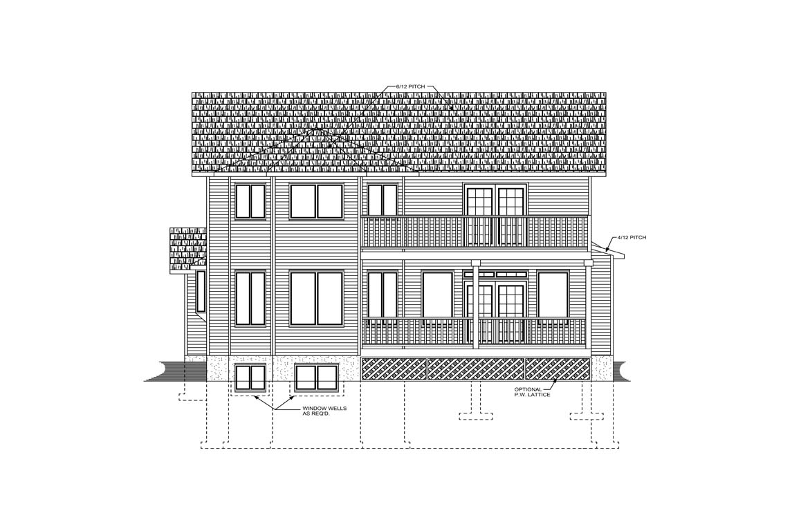 Mobile back elevation