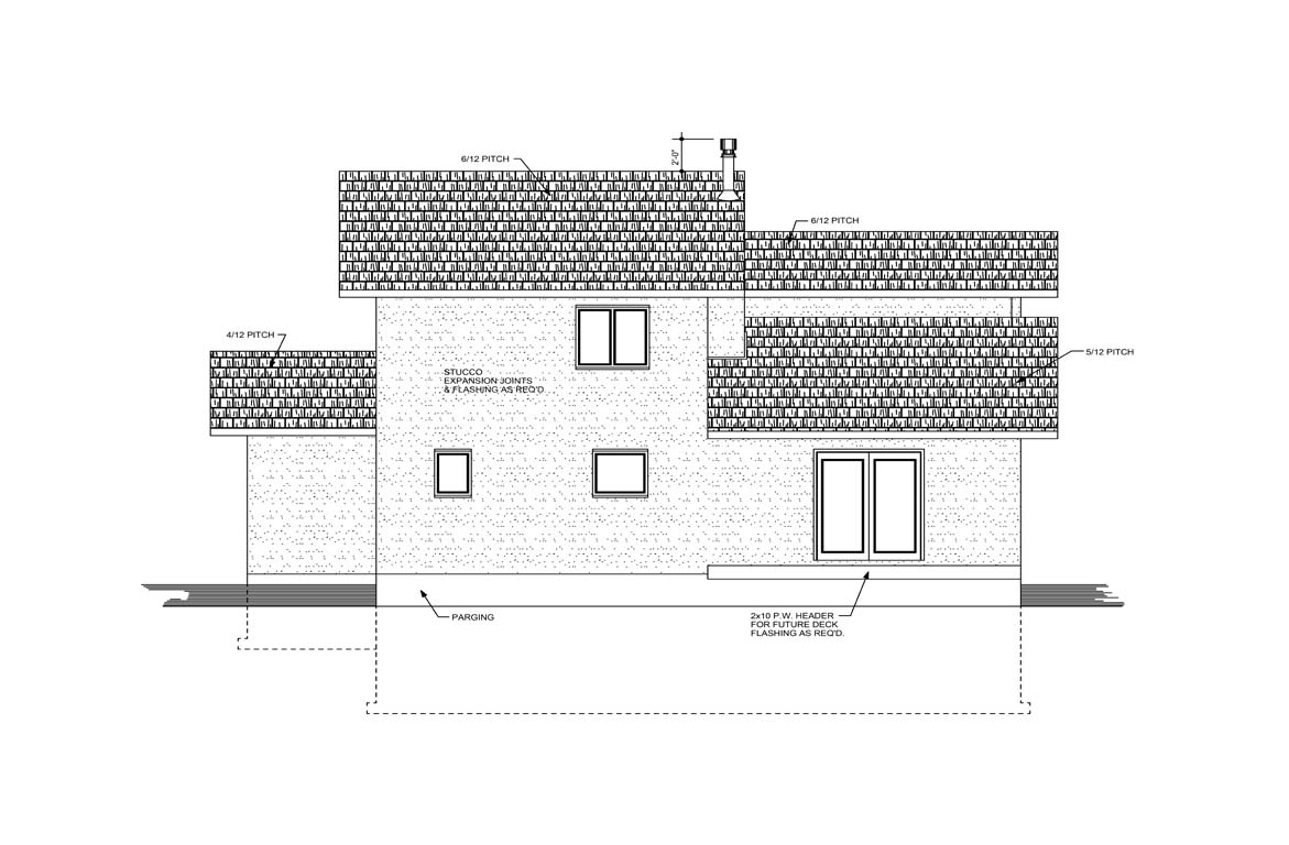 Mobile back elevation