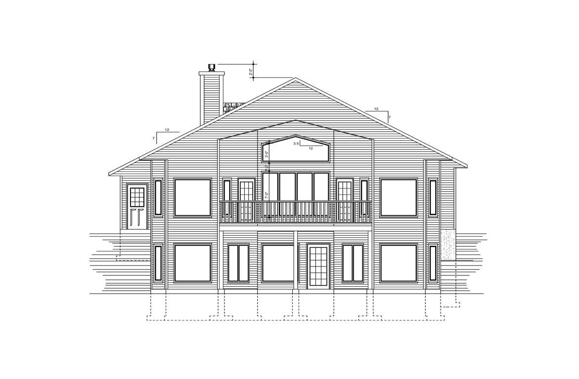 Mobile back elevation
