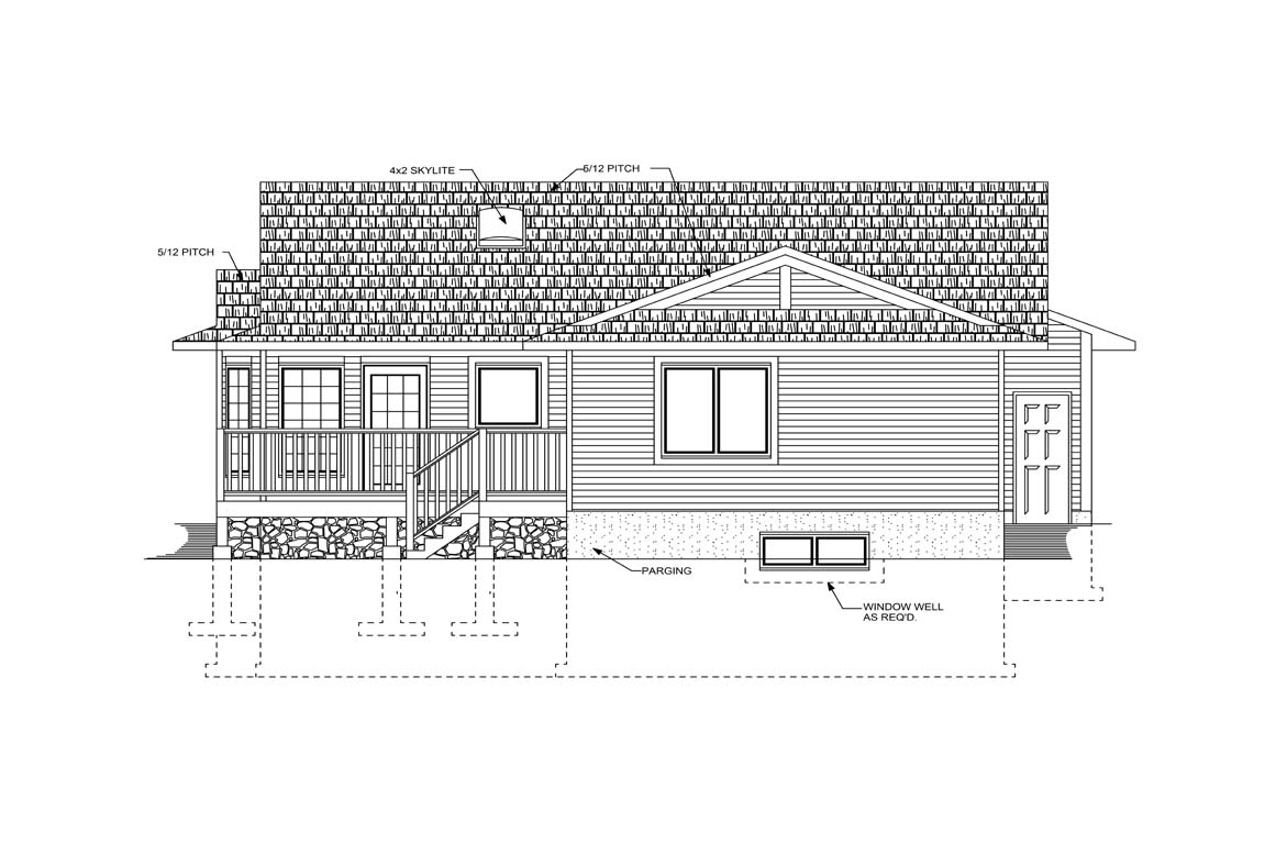 Mobile back elevation