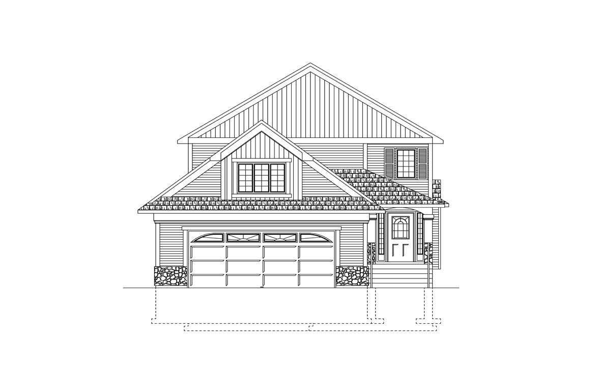 Mobile front elevation