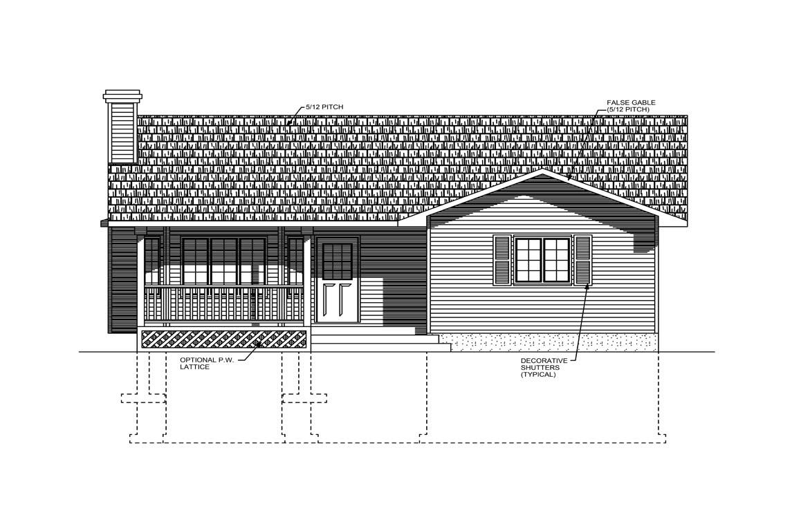 Mobile front elevation