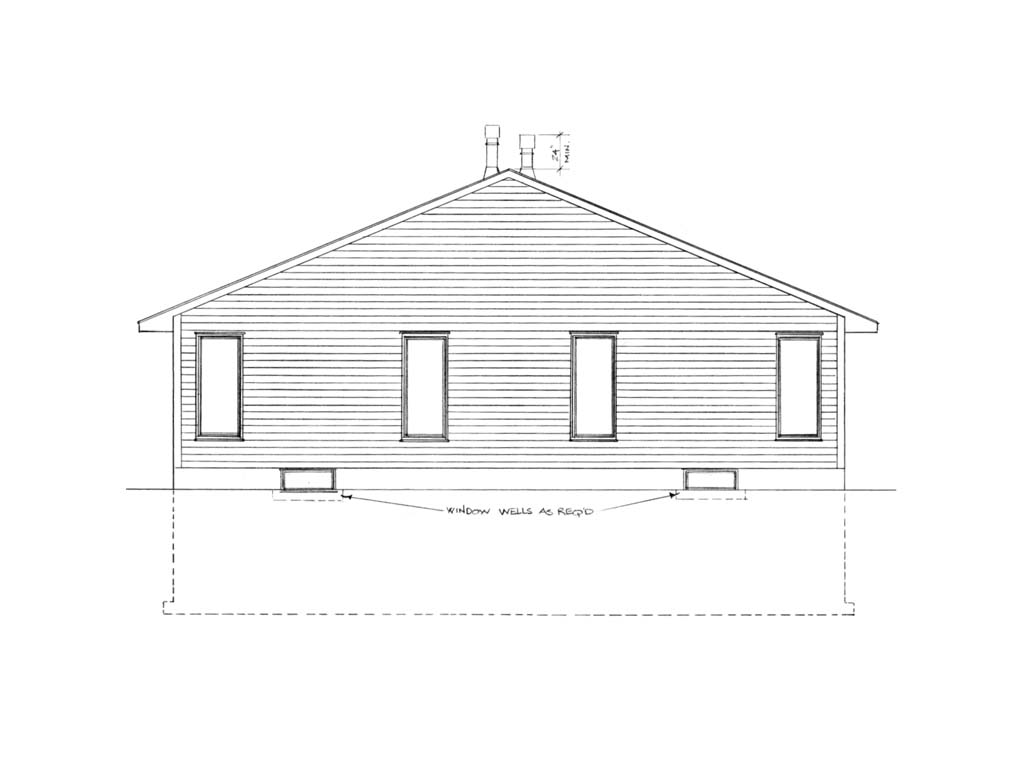 Mobile back elevation