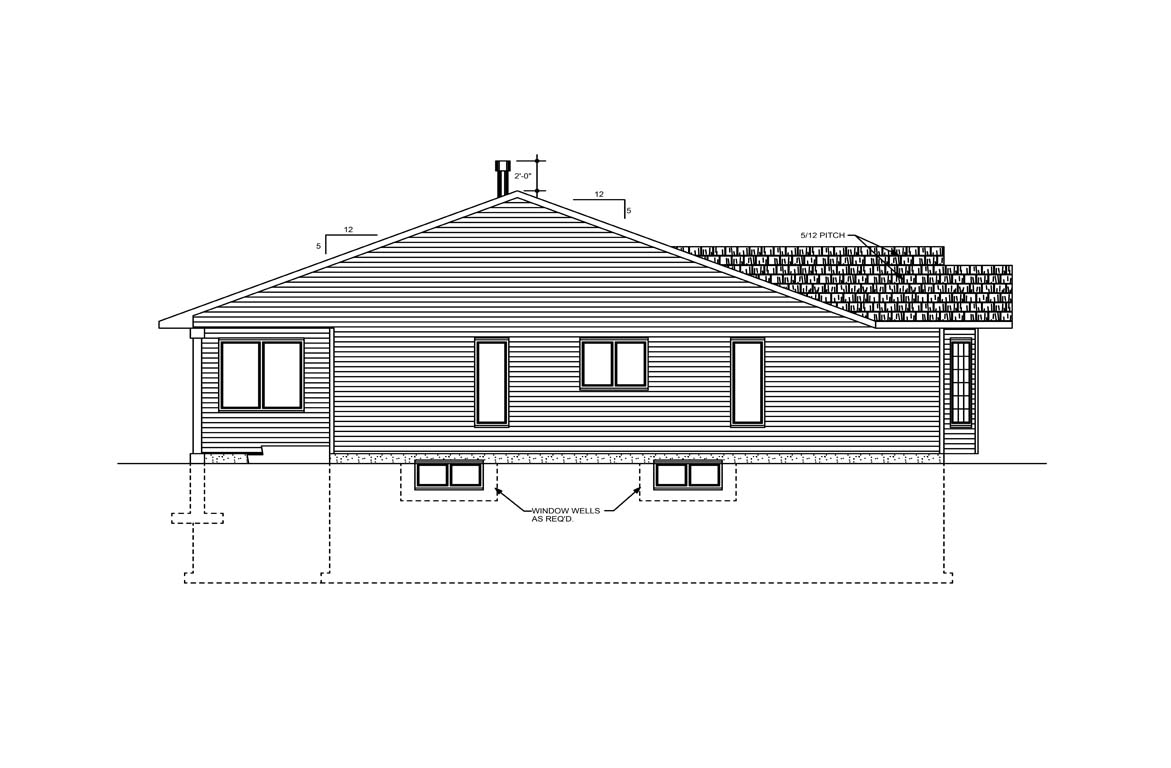 Mobile left elevation