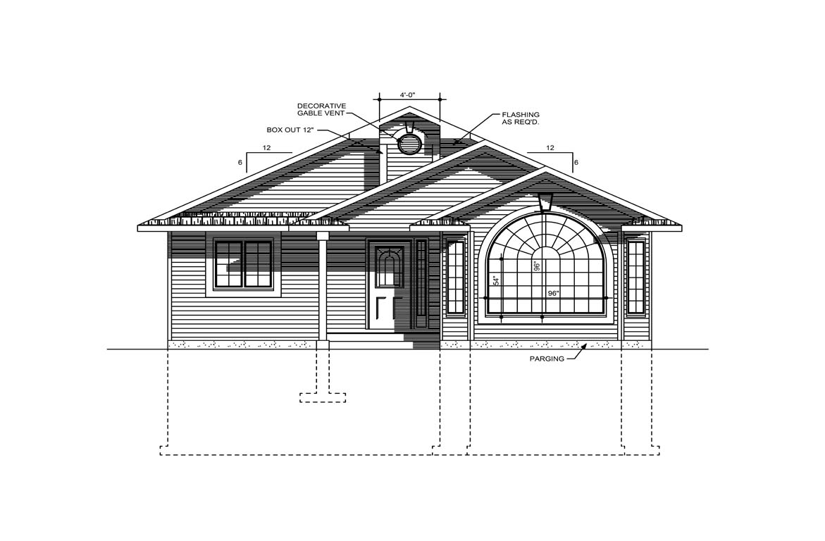 Mobile front elevation
