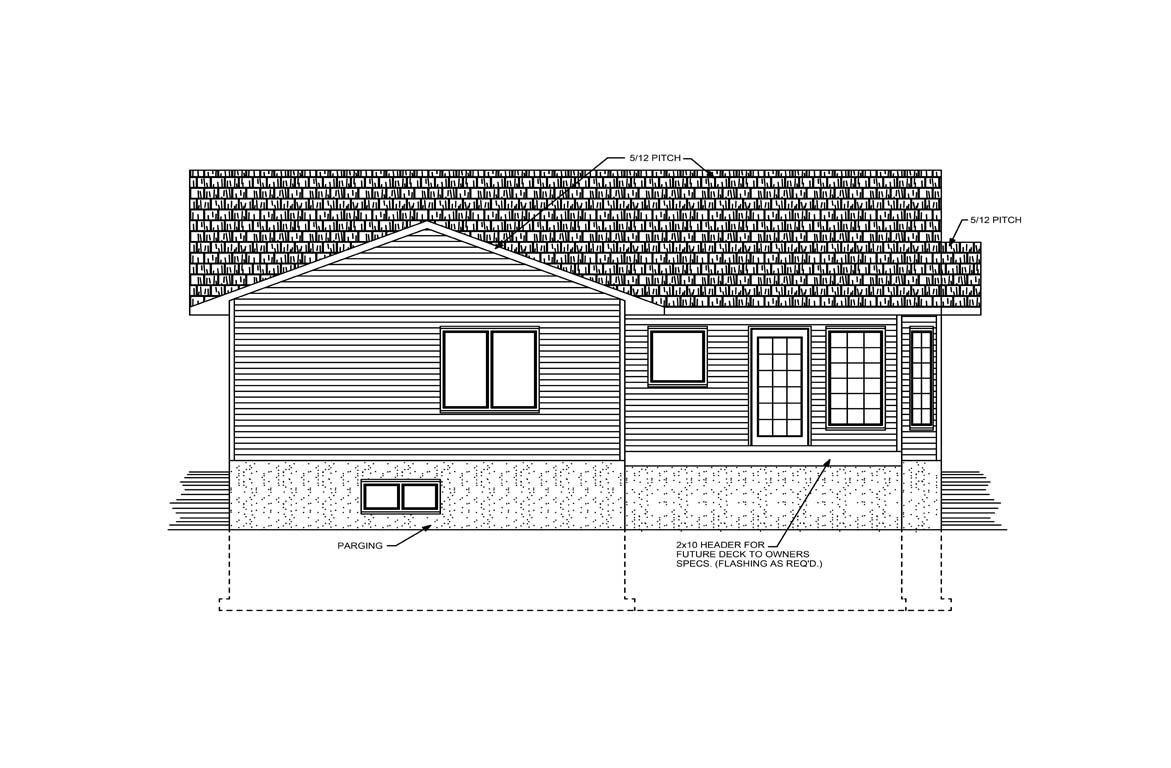 Mobile back elevation