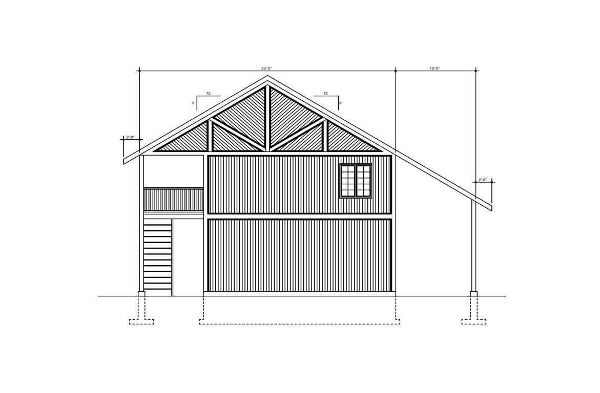 Mobile back elevation